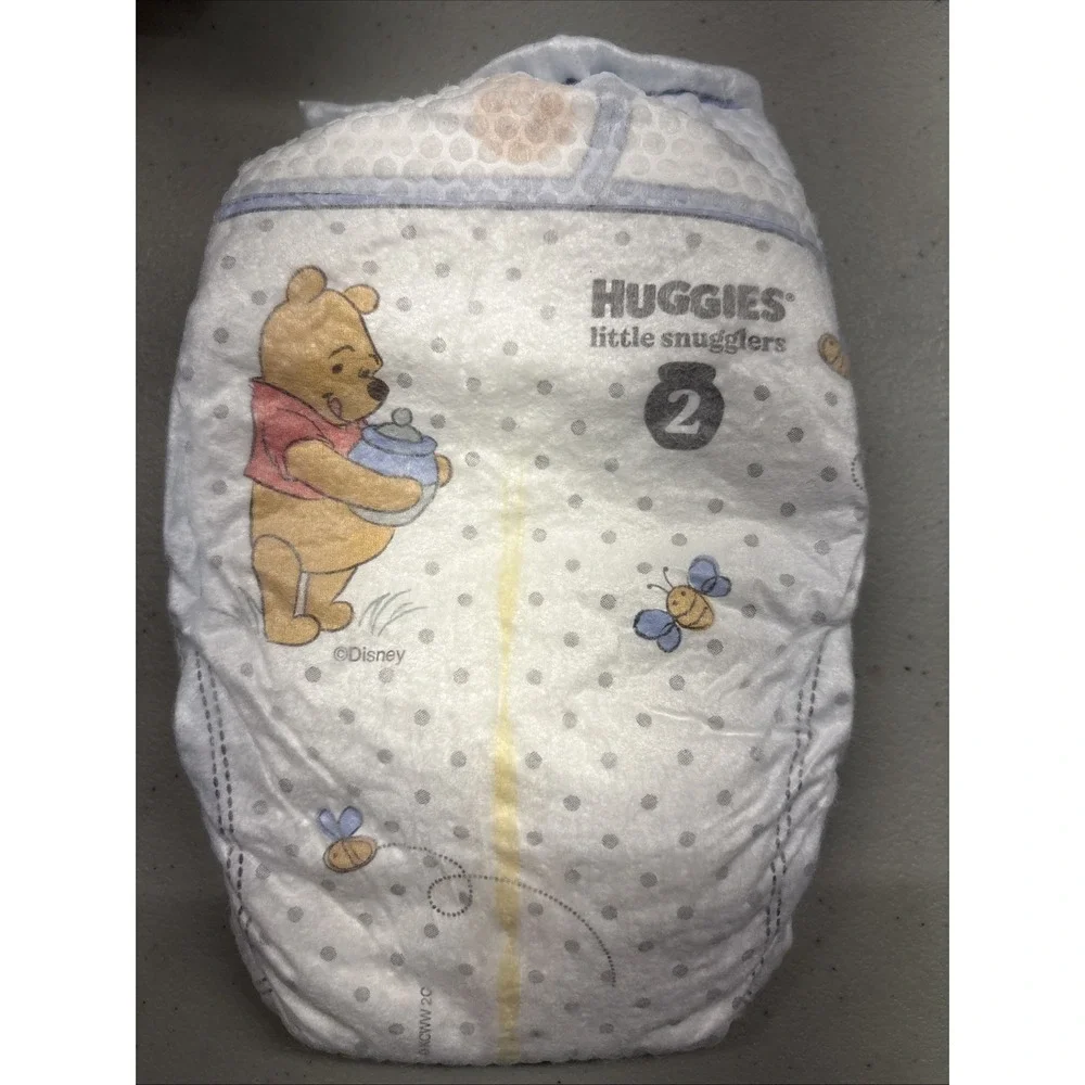 Huggies Little Snugglers Sz 2 Winnie The Pooh Disney Collectors Diaper 33 Count